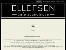 Tablet Screenshot of cafeellefsen.com